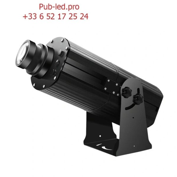 PROJECTEUR ENSEIGNE MAGASIN LUMINAIRE EXTÉRIEUR GOBO PUBLICITAIRE 200W ROTATIF LP200